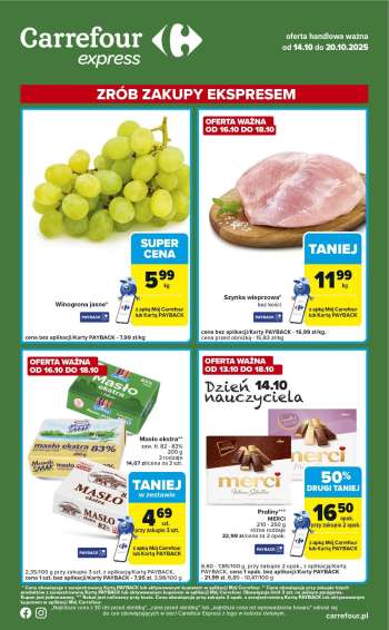 Gazetka Carrefour Express - 14.10.2025 - 20.10.2025.