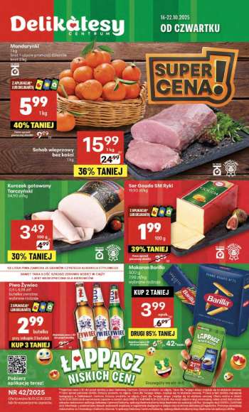 Gazetka Delikatesy Centrum - 16.10.2025 - 22.10.2025.