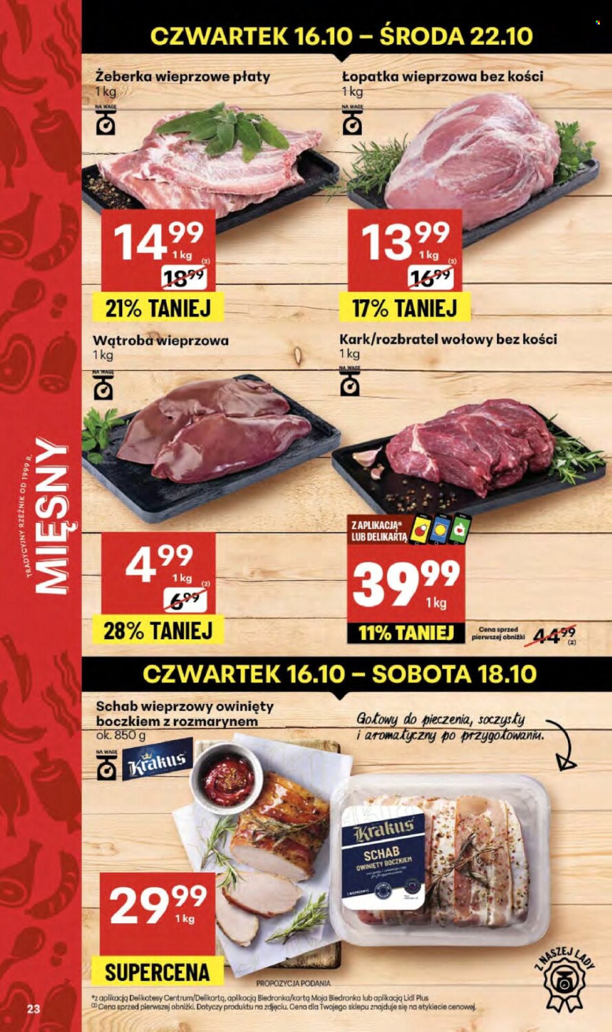Gazetka Delikatesy Centrum - 16.10.2025 - 22.10.2025. Strona 23