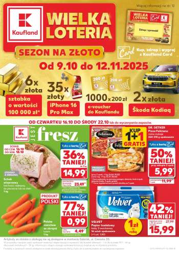 Gazetka Kaufland - 16.10.2025 - 22.10.2025.