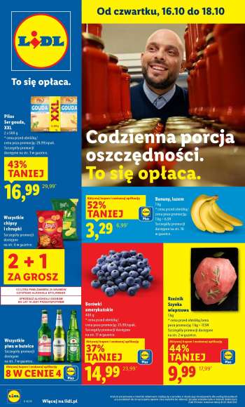 Gazetka Lidl - 16.10.2025 - 18.10.2025.