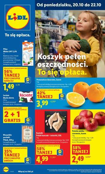 Gazetka Lidl - 20.10.2025 - 22.10.2025.