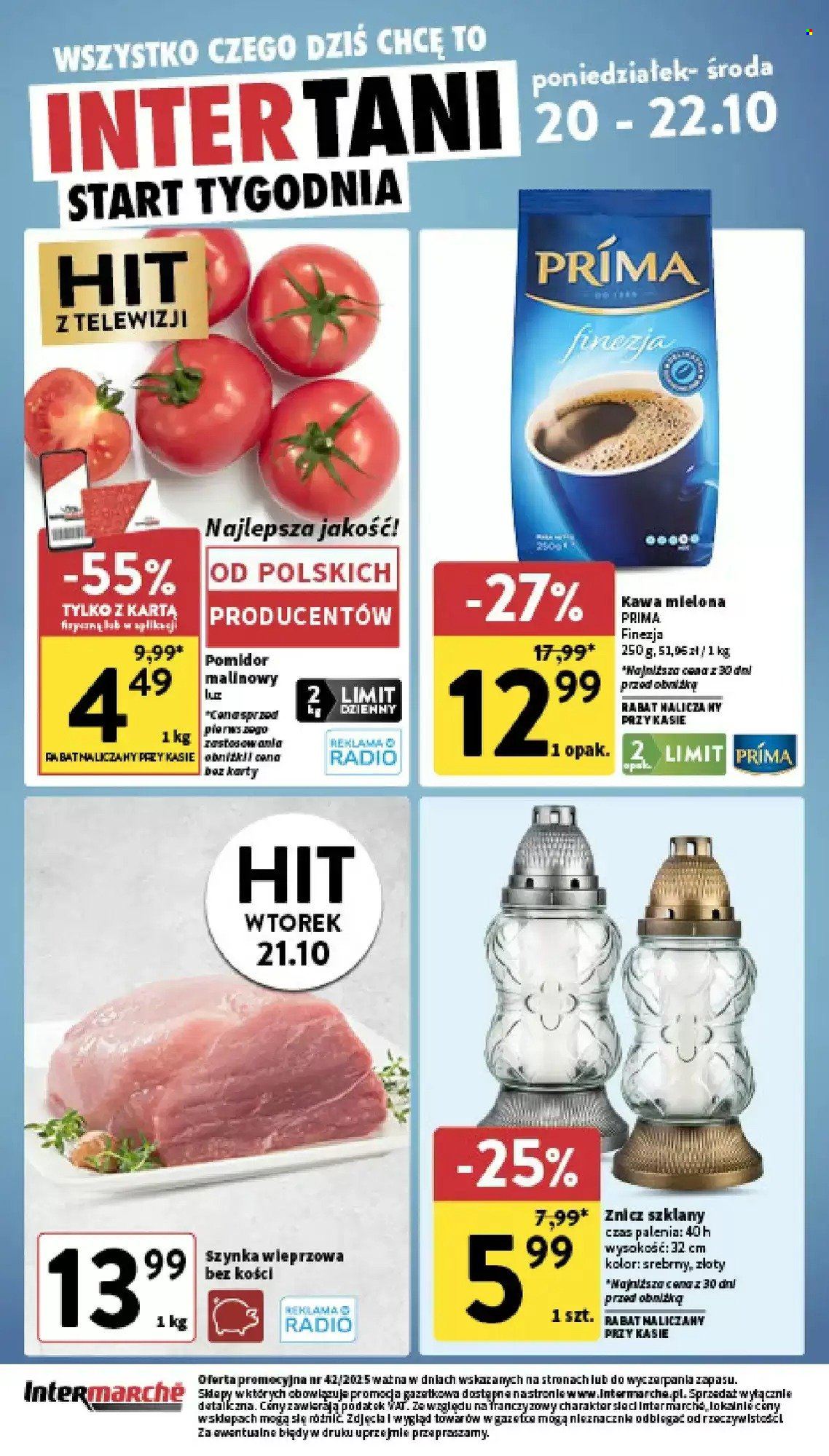 Gazetka Intermarché - 20.10.2025 - 22.10.2025. Strona 1