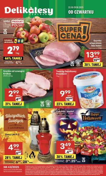 Gazetka Delikatesy Centrum - 23.10.2025 - 29.10.2025.