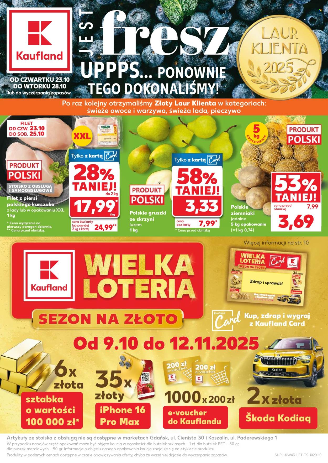 Gazetka Kaufland - 23.10.2025 - 28.10.2025. Strona 1
