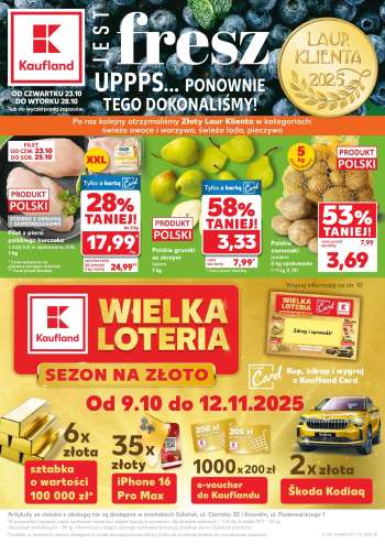 Gazetka Kaufland - 23.10.2025 - 28.10.2025.