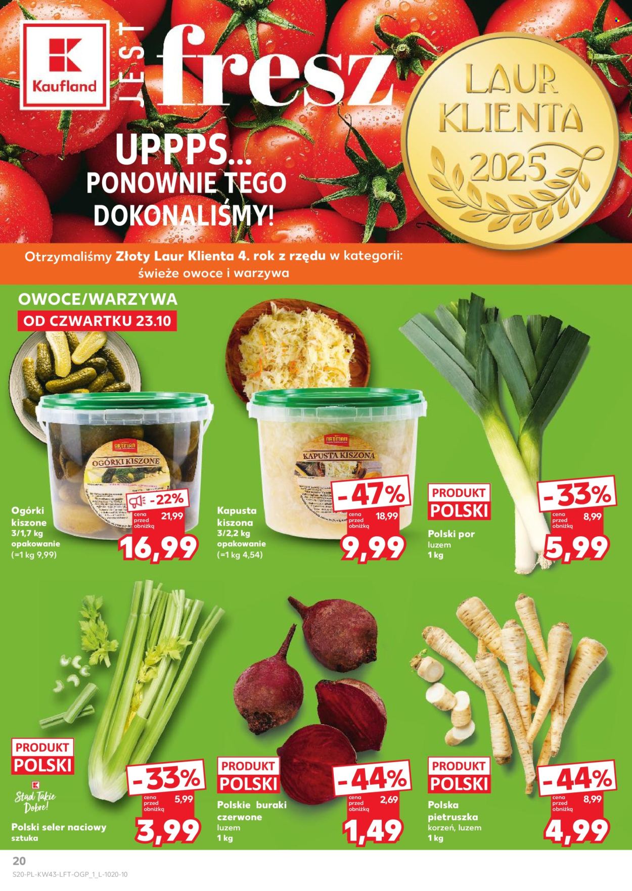 Gazetka Kaufland - 23.10.2025 - 28.10.2025. Strona 20