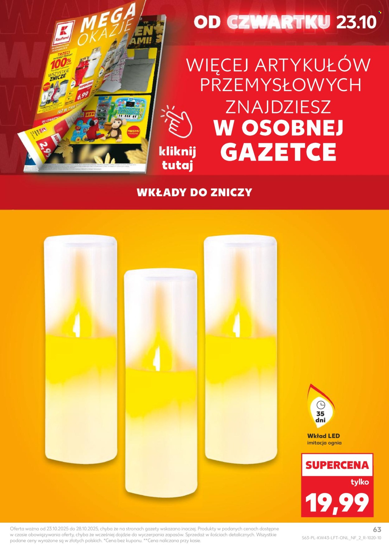 Gazetka Kaufland - 23.10.2025 - 28.10.2025. Strona 63