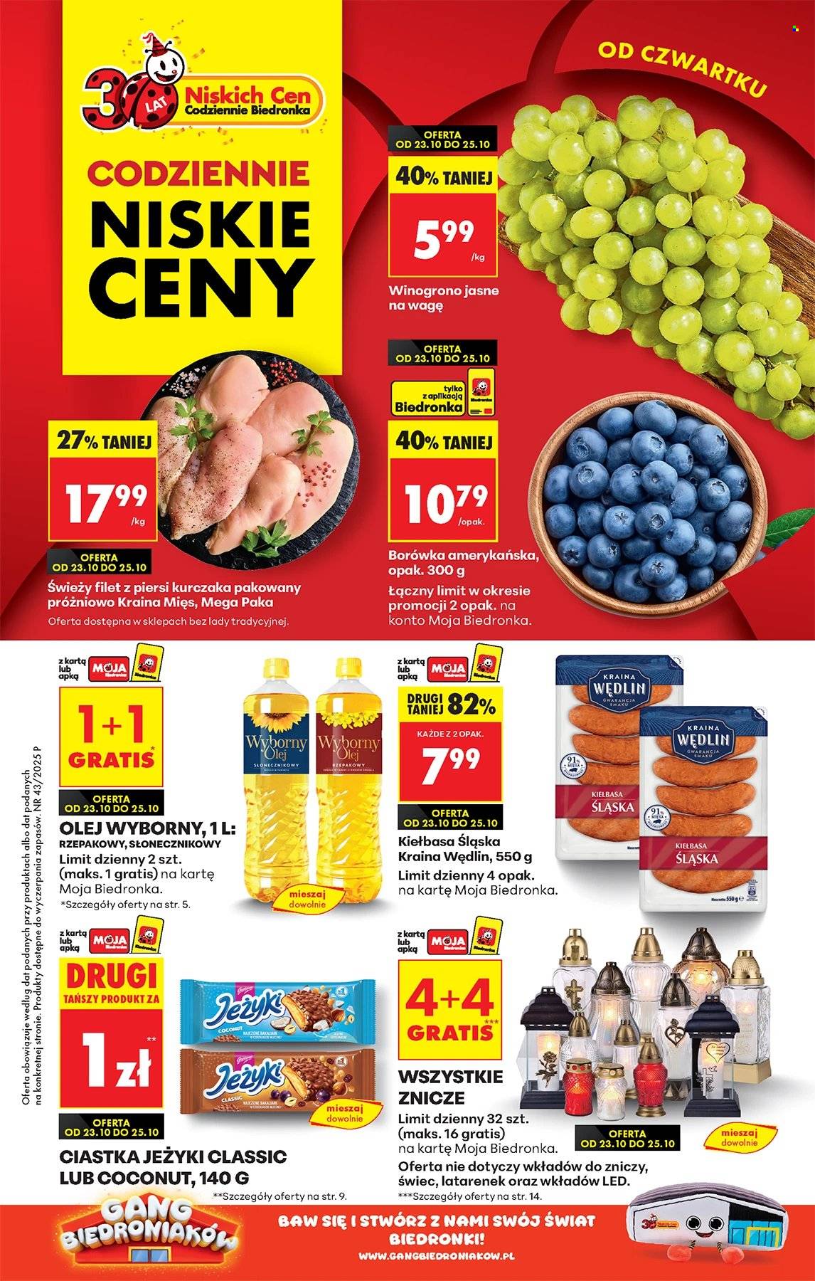 Gazetka Biedronka - 23.10.2025 - 29.10.2025. Strona 1