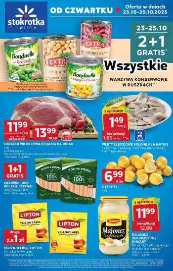 Gazetka Stokrotka Optima - 23.10.2025 - 29.10.2025.
