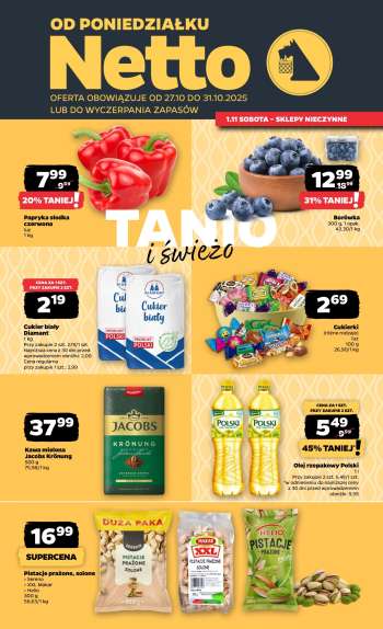 Gazetka Netto - 27.10.2025 - 31.10.2025.