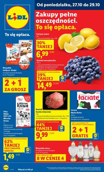 Gazetka Lidl - 27.10.2025 - 29.10.2025.