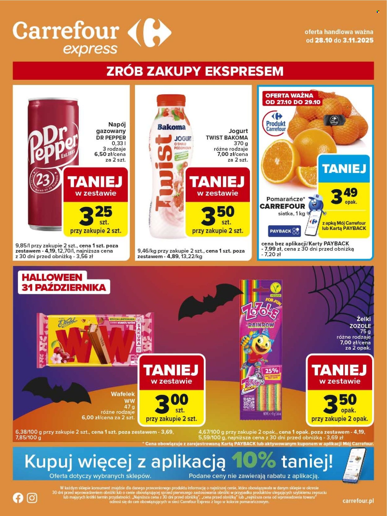 Gazetka Carrefour Express - 28.10.2025 - 3.11.2025. Strona 1