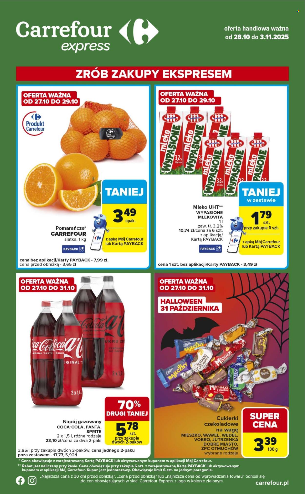 Gazetka Carrefour Express - 28.10.2025 - 3.11.2025. Strona 1