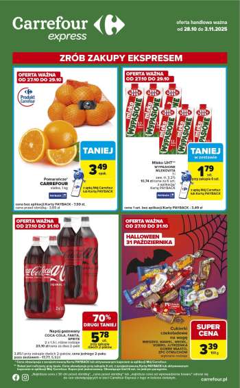 Gazetka Carrefour Express - 28.10.2025 - 3.11.2025.