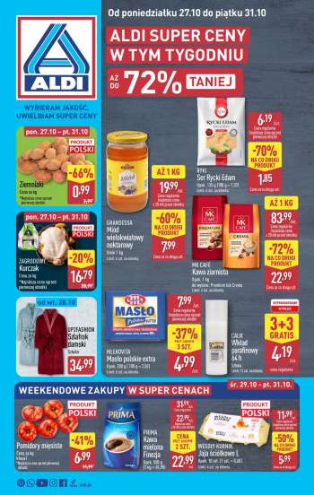 Gazetka ALDI - 27.10.2025 - 31.10.2025.
