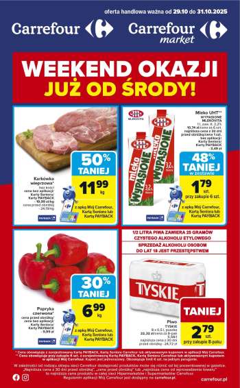 Gazetka Carrefour - 29.10.2025 - 31.10.2025.