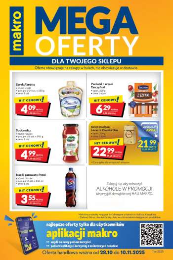 Gazetka Makro - 28.10.2025 - 10.11.2025.