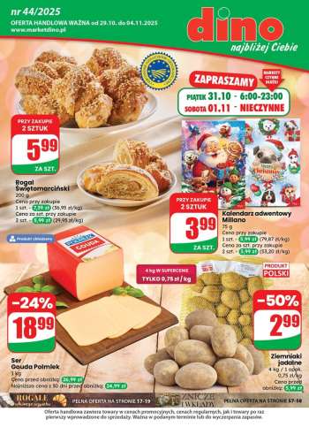 Gazetka Dino - 29.10.2025 - 4.11.2025.