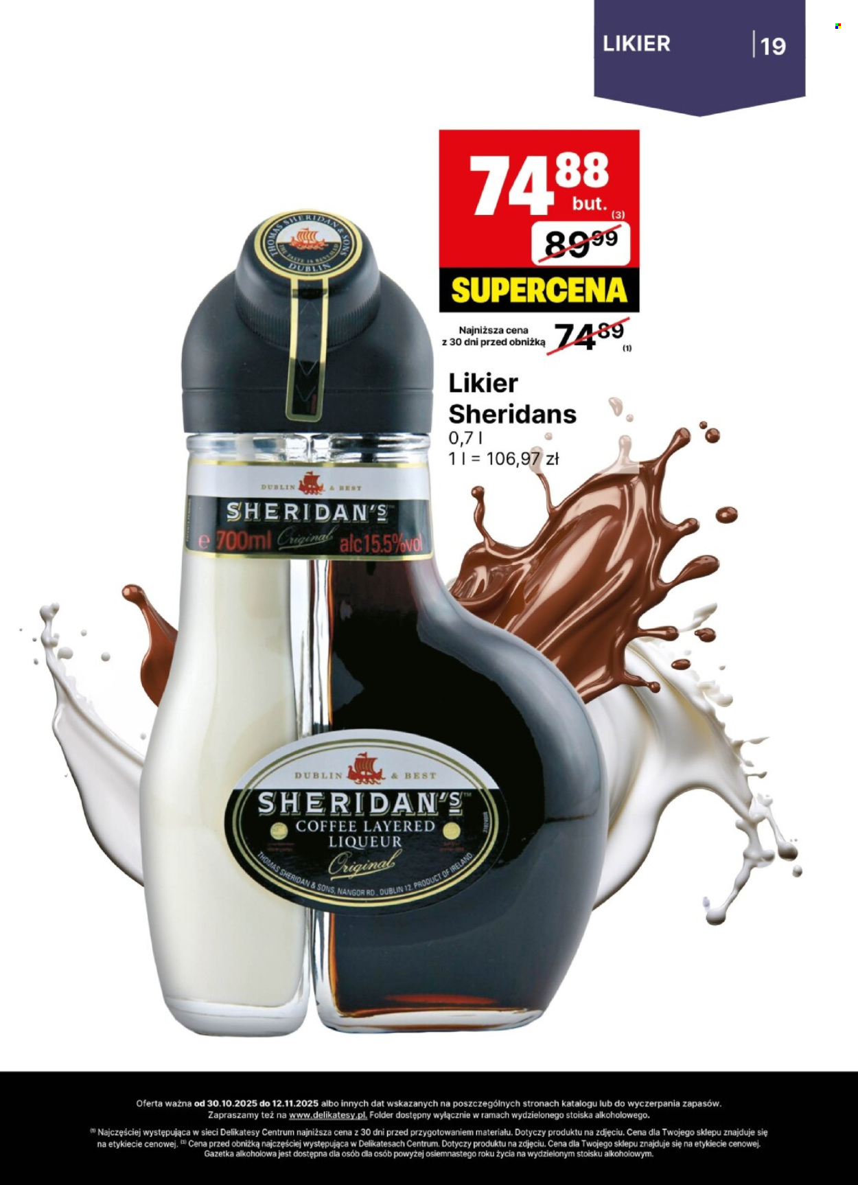 Gazetka Delikatesy Centrum - 30.10.2025 - 12.11.2025. Strona 19