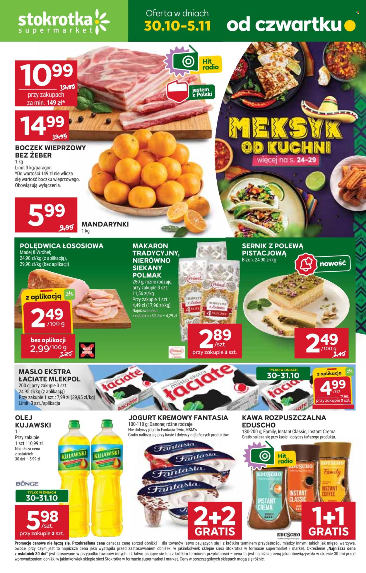 Gazetka Stokrotka Supermarket - 30.10.2025 - 5.11.2025. Strona 1
