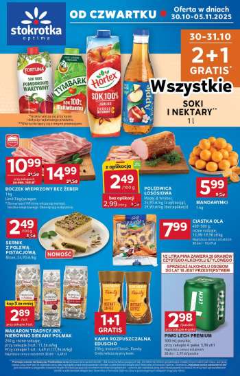 Gazetka Stokrotka Optima - 30.10.2025 - 5.11.2025.