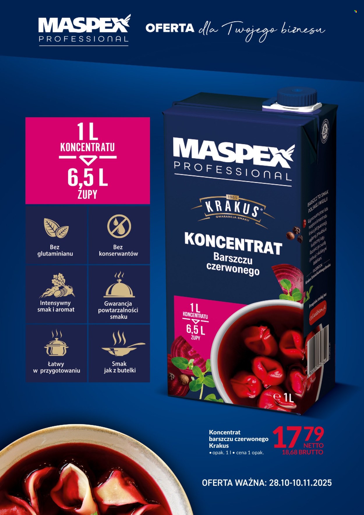 Gazetka Makro - 28.10.2025 - 10.11.2025. Strona 1