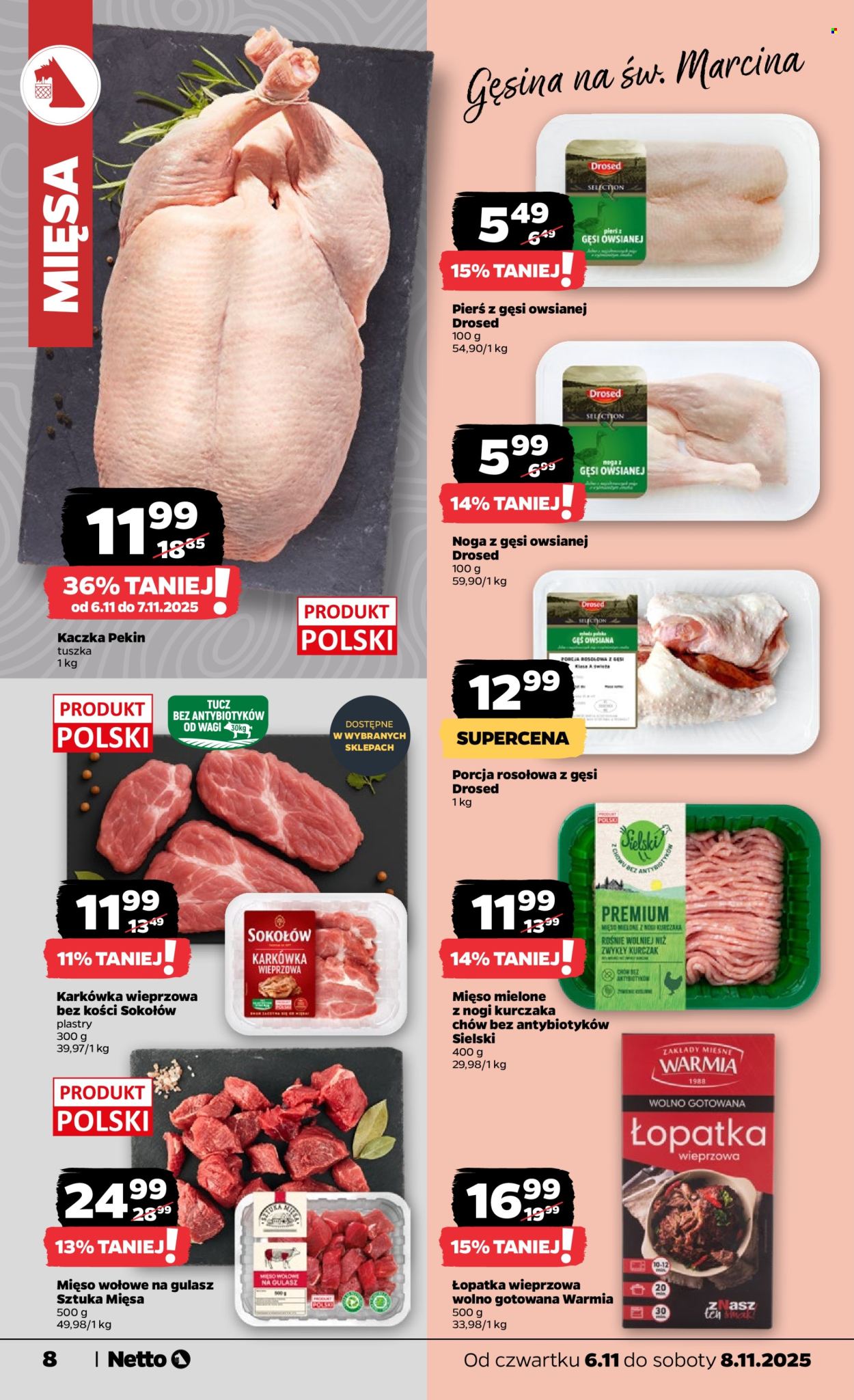 Gazetka Netto - 6.11.2025 - 8.11.2025. Strona 8
