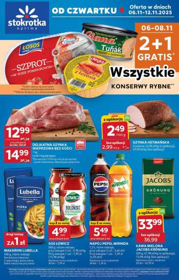 Gazetka Stokrotka Optima - 6.11.2025 - 12.11.2025.