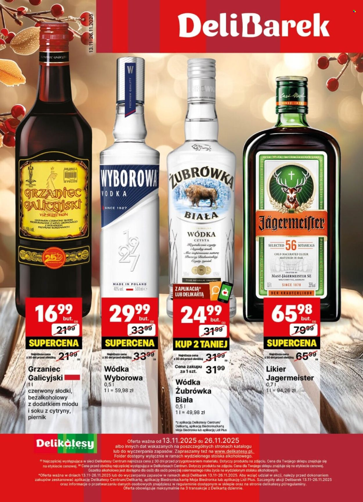 Gazetka Delikatesy Centrum - 13.11.2025 - 26.11.2025. Strona 1