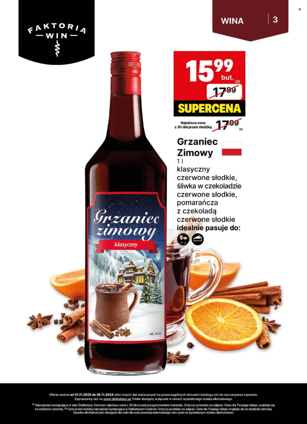 Gazetka Delikatesy Centrum - 13.11.2025 - 26.11.2025. Strona 3