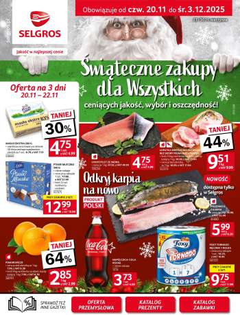 Gazetka Selgros - 20.11.2025 - 3.12.2025.