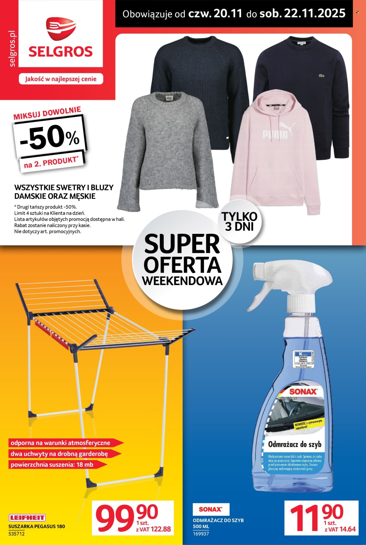 Gazetka Selgros - 20.11.2025 - 22.11.2025. Strona 1