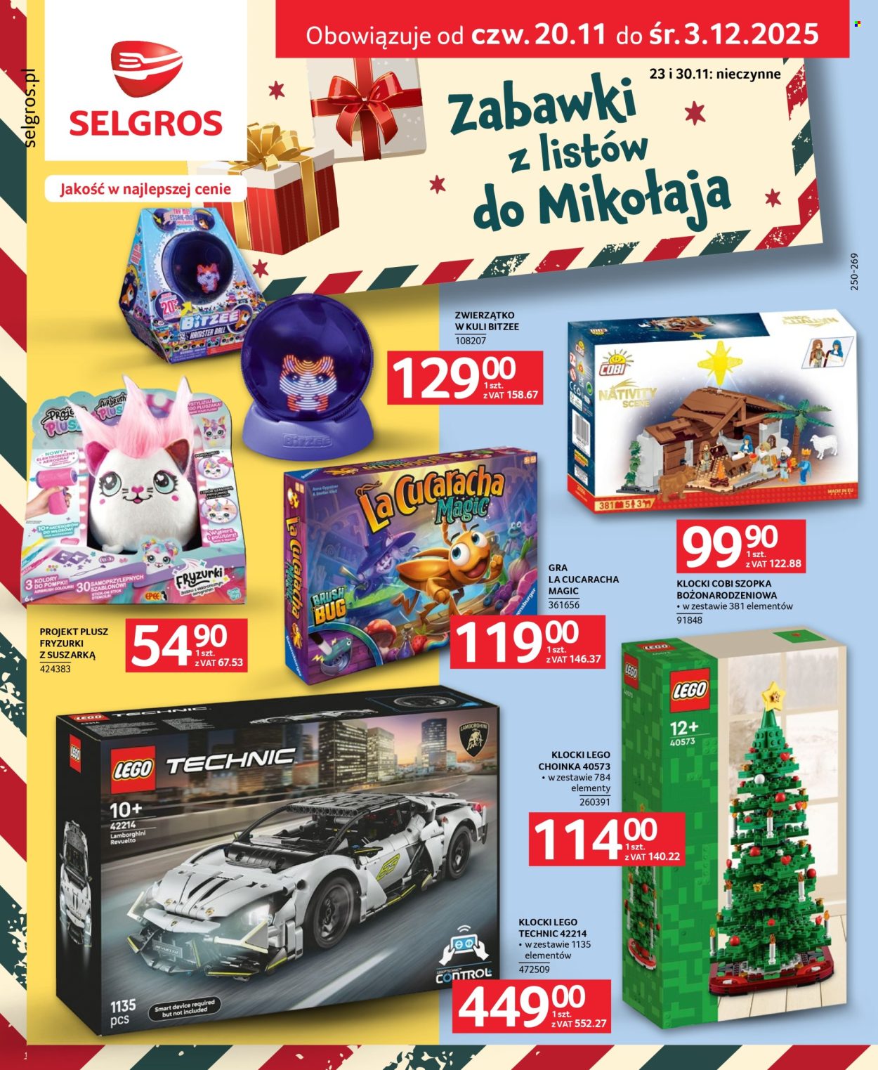Gazetka Selgros - 20.11.2025 - 3.12.2025. Strona 1