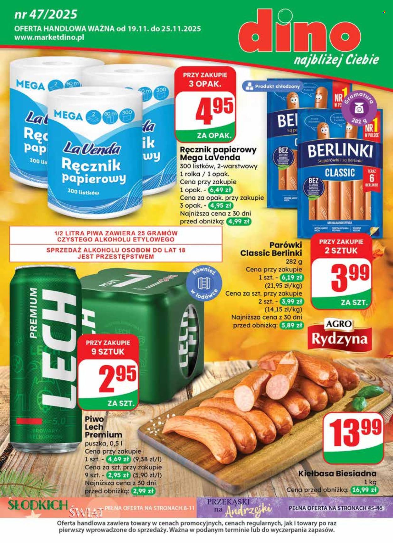 Gazetka Dino - 19.11.2025 - 25.11.2025. Strona 1