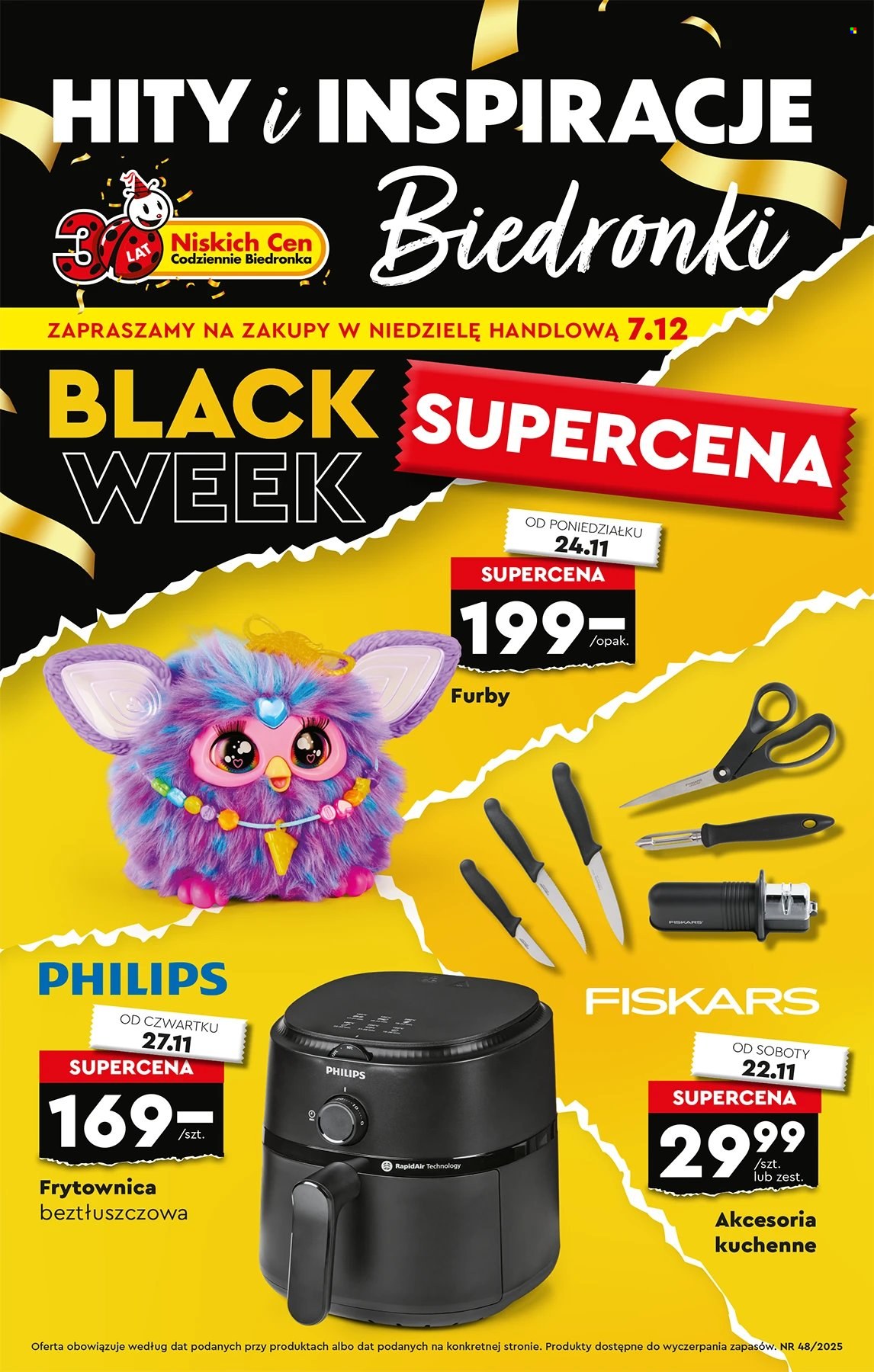 Gazetka Biedronka - 22.11.2025 - 10.12.2025. Strona 1