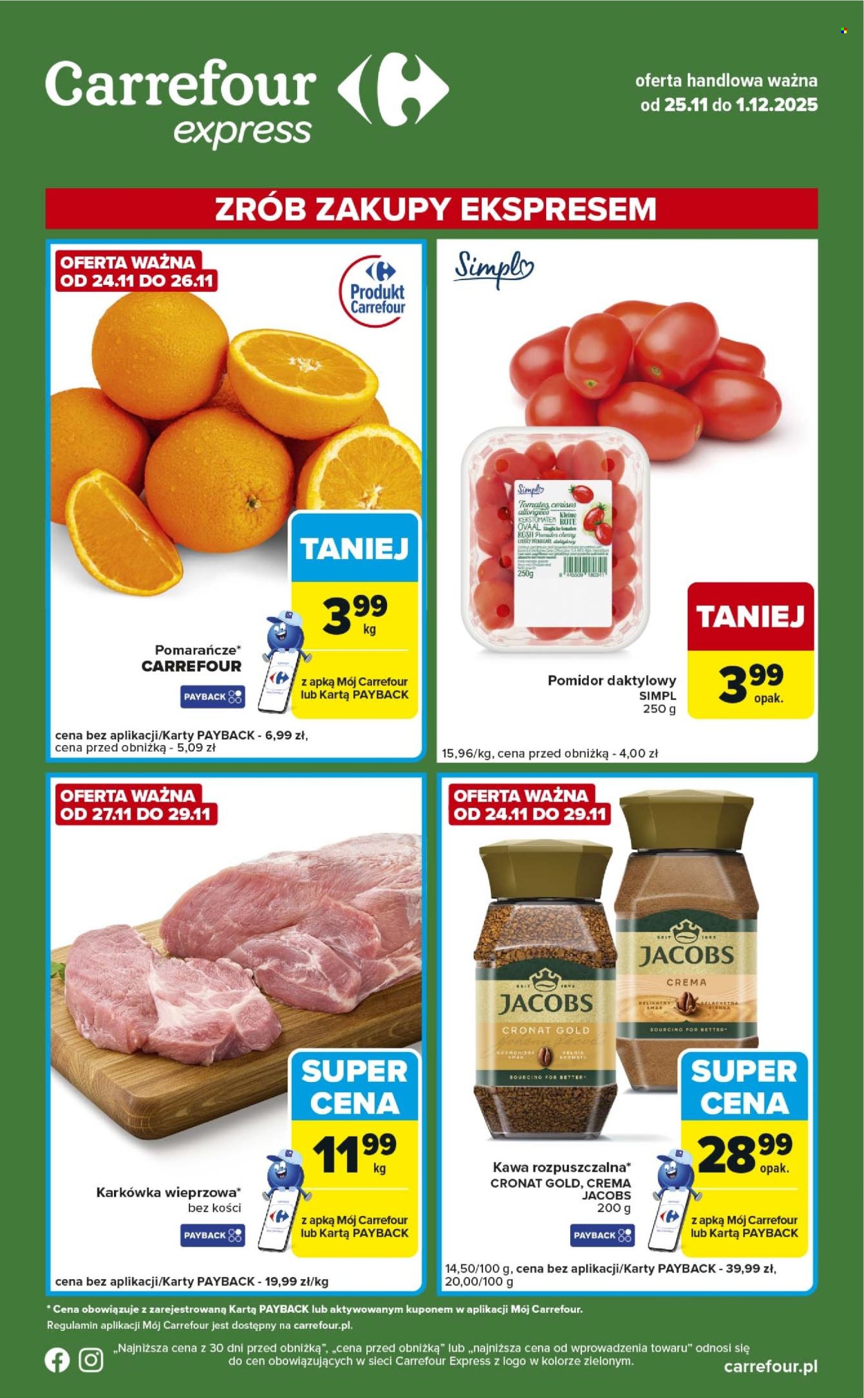 Gazetka Carrefour Express - 25.11.2025 - 1.12.2025. Strona 1