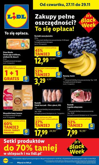 Gazetka Lidl - 27.11.2025 - 29.11.2025.