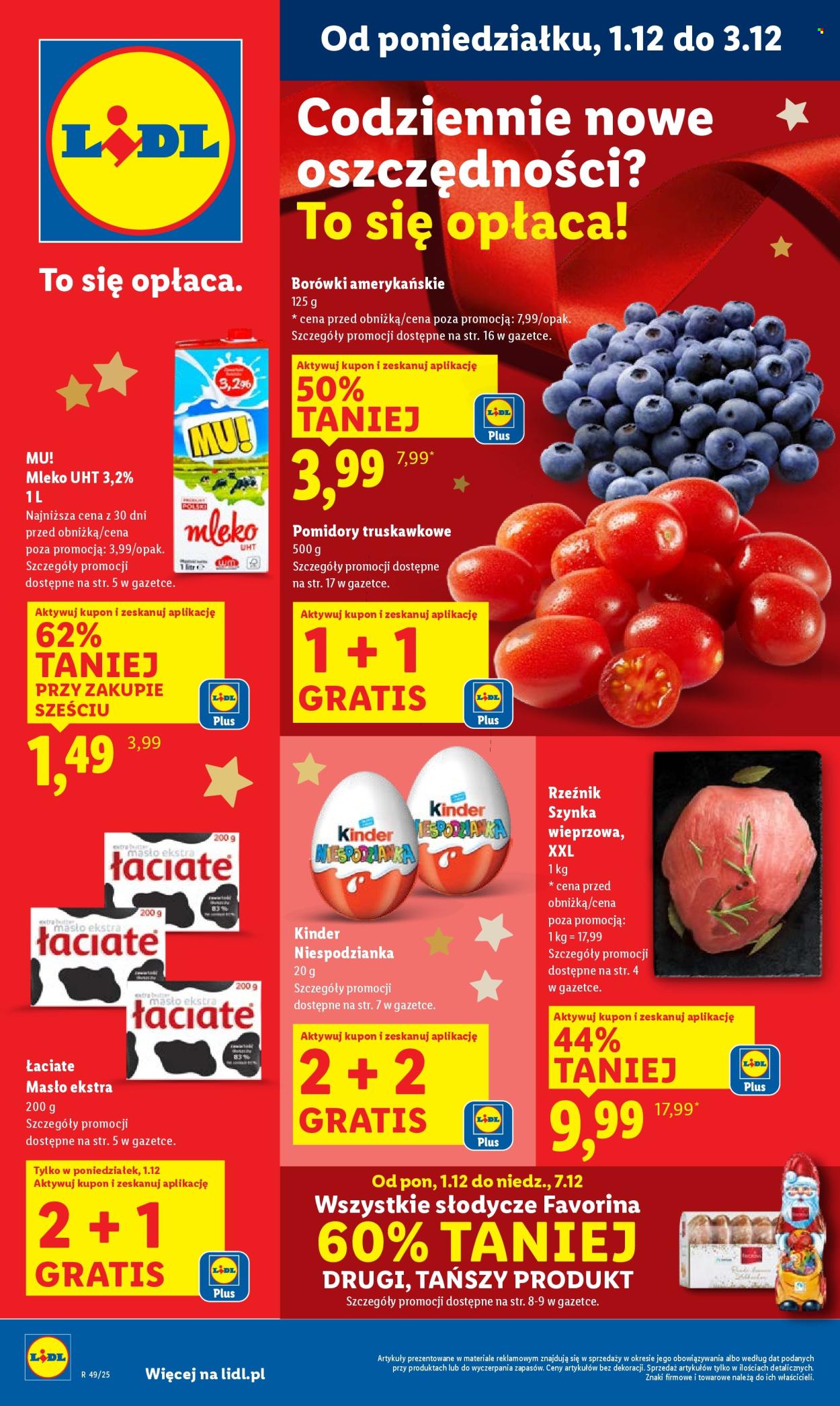 Gazetka Lidl - 1.12.2025 - 3.12.2025. Strona 1