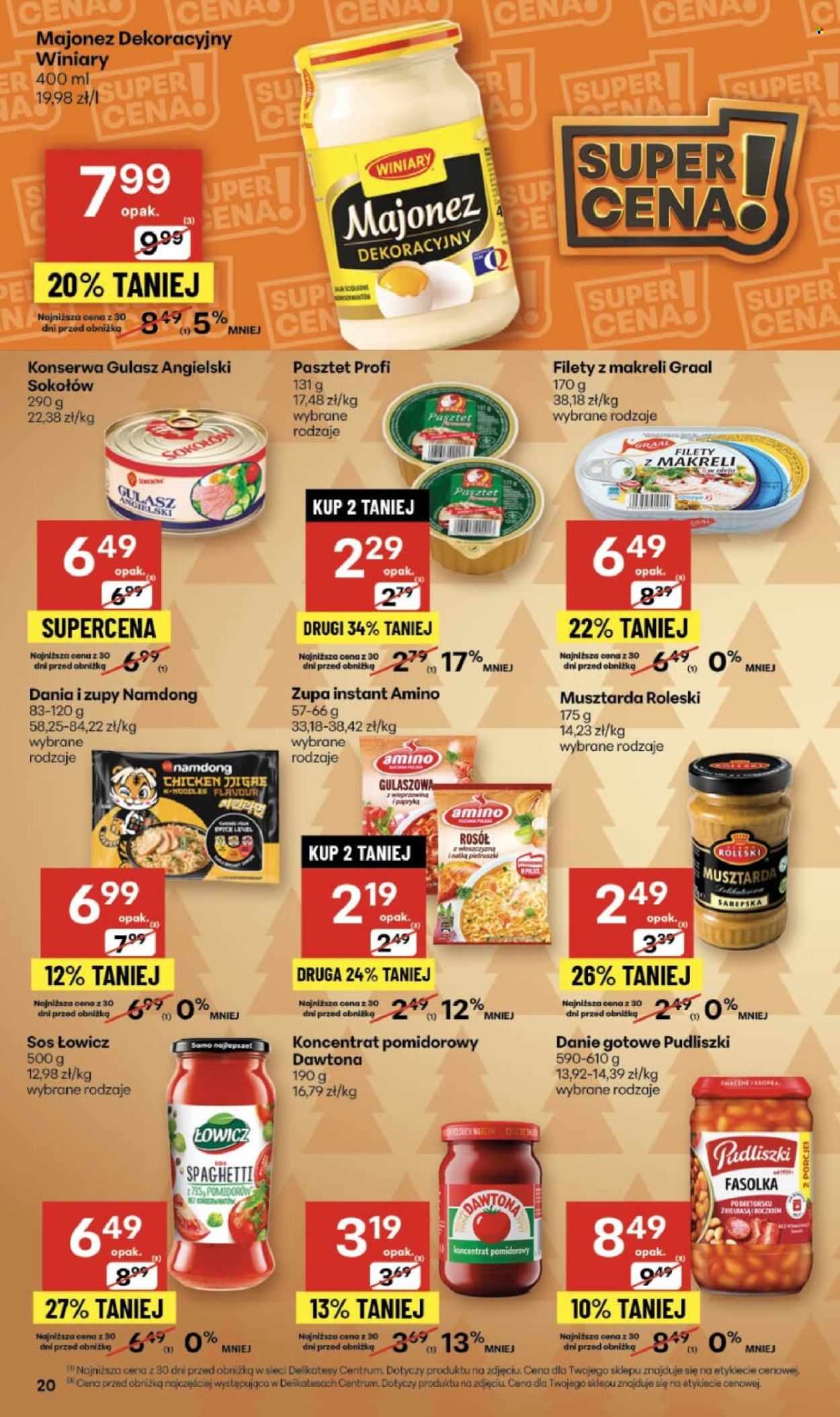 Gazetka Delikatesy Centrum - 4.12.2025 - 10.12.2025. Strona 20