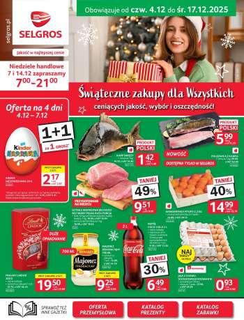 Gazetka Selgros - 4.12.2025 - 17.12.2025.
