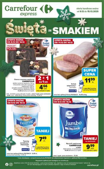 Gazetka Carrefour Express - 9.12.2025 - 15.12.2025.