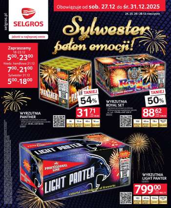 Gazetka Selgros - 18.12.2025 - 31.12.2025.