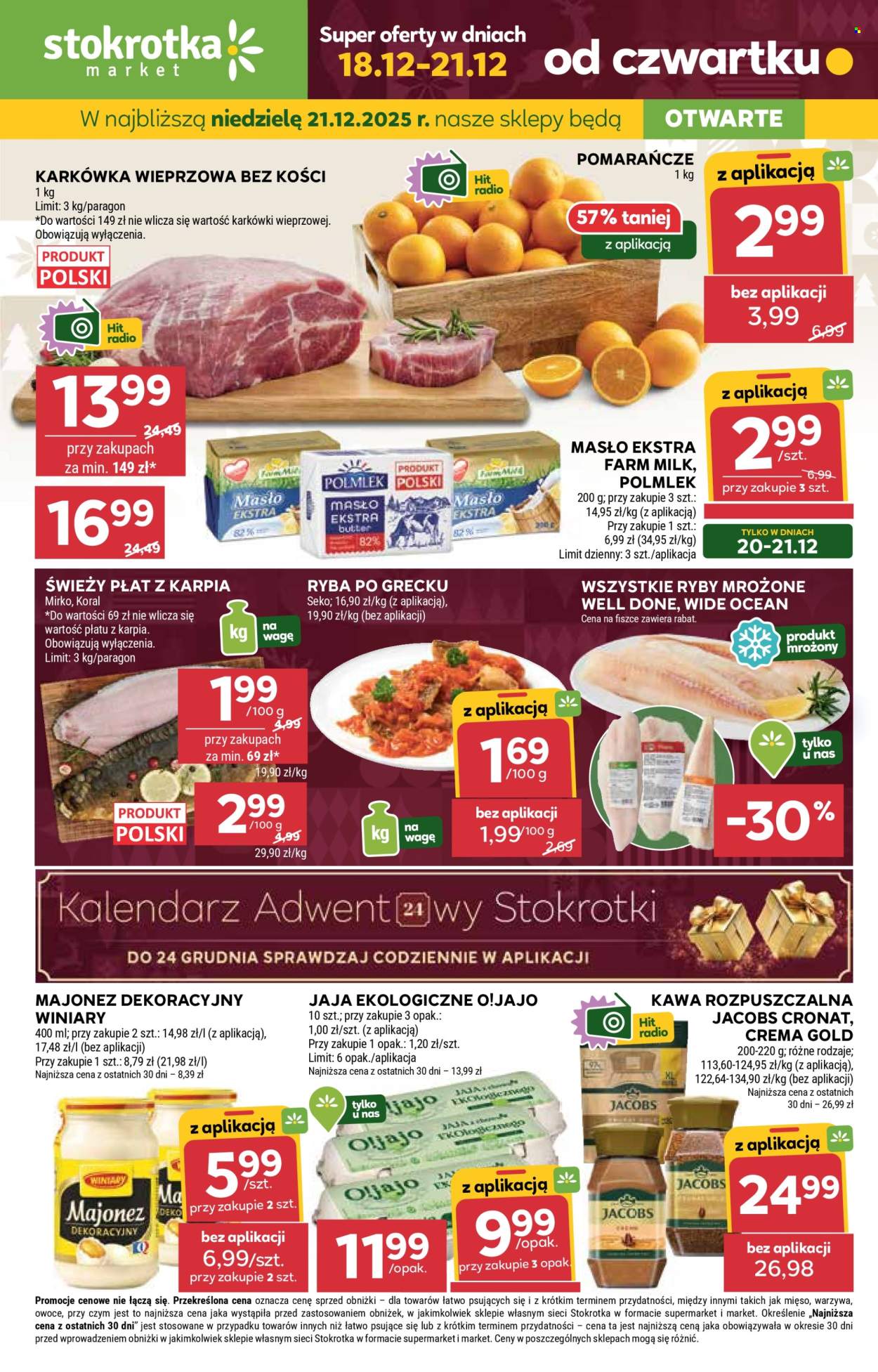Gazetka Stokrotka Market - 18.12.2025 - 21.12.2025. Strona 1