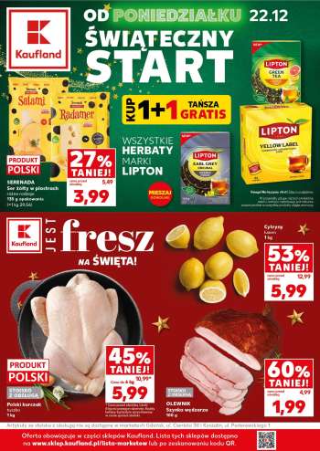 Gazetka Kaufland - 22.12.2025 - 23.12.2025.