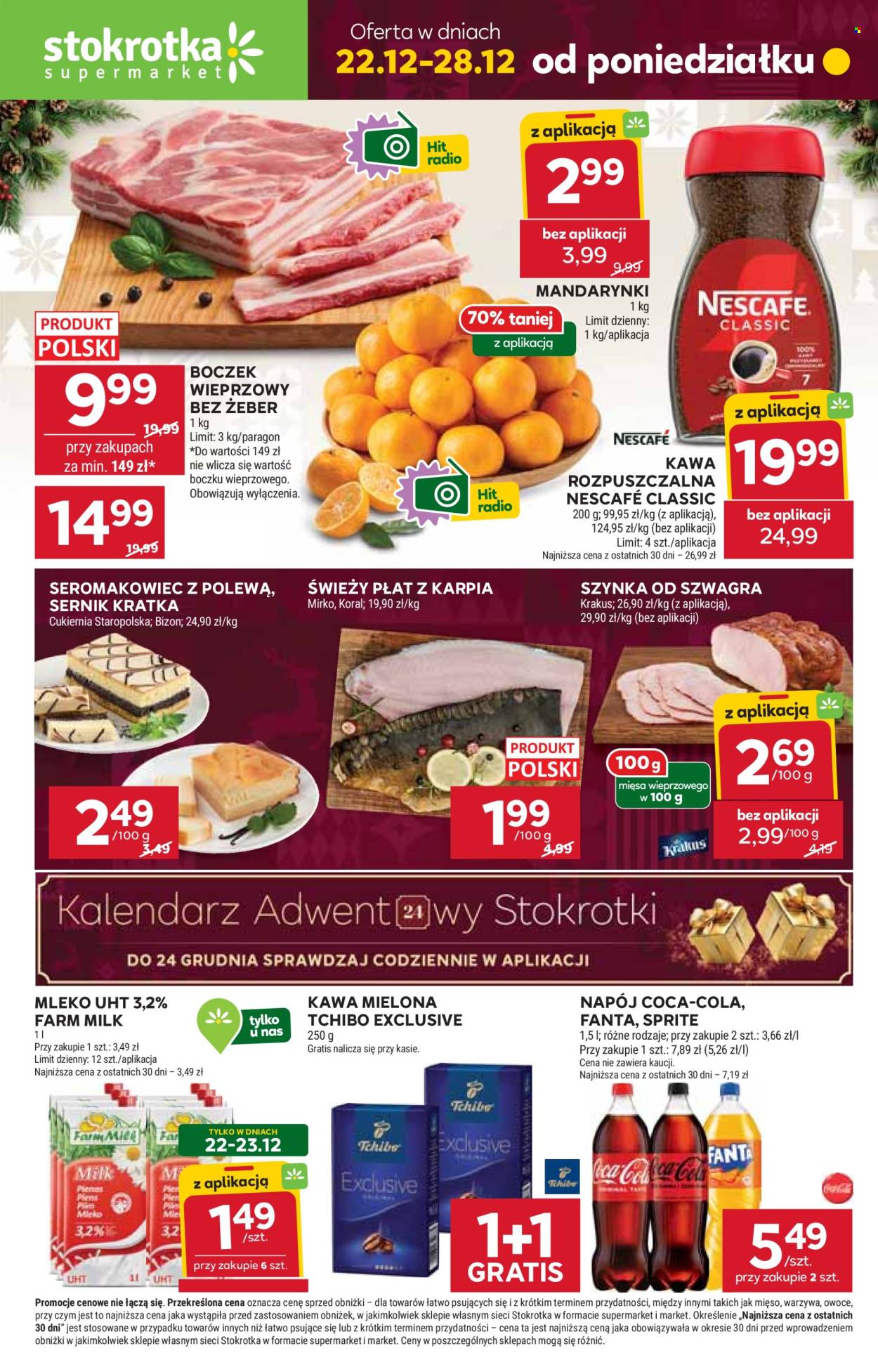 Gazetka Stokrotka Supermarket - 22.12.2025 - 28.12.2025. Strona 1