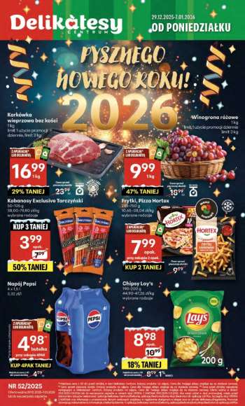 Gazetka Delikatesy Centrum - 29.12.2025 - 7.01.2026.