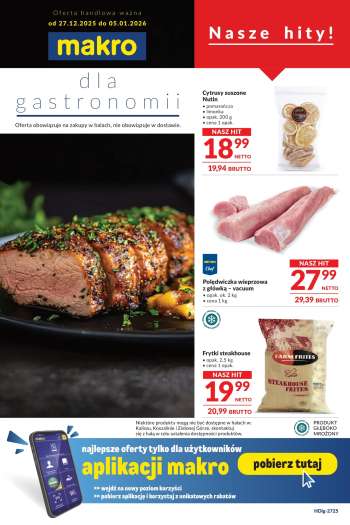 Gazetka Makro - 27.12.2025 - 5.01.2026.
