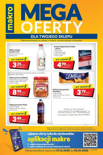 Gazetka Makro - 27.12.2025 - 5.01.2026.