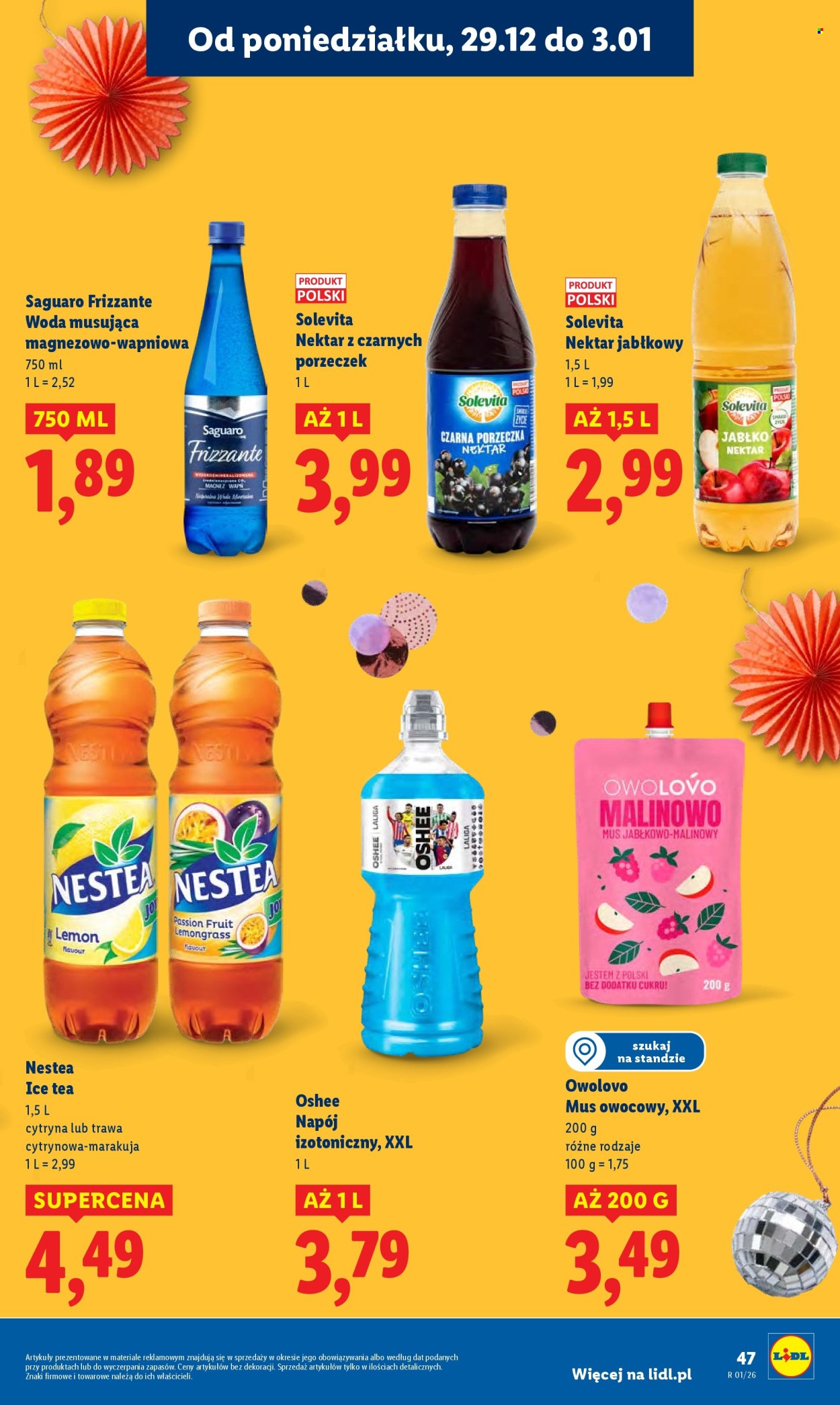 Gazetka Lidl - 29.12.2025 - 31.12.2025. Strona 47